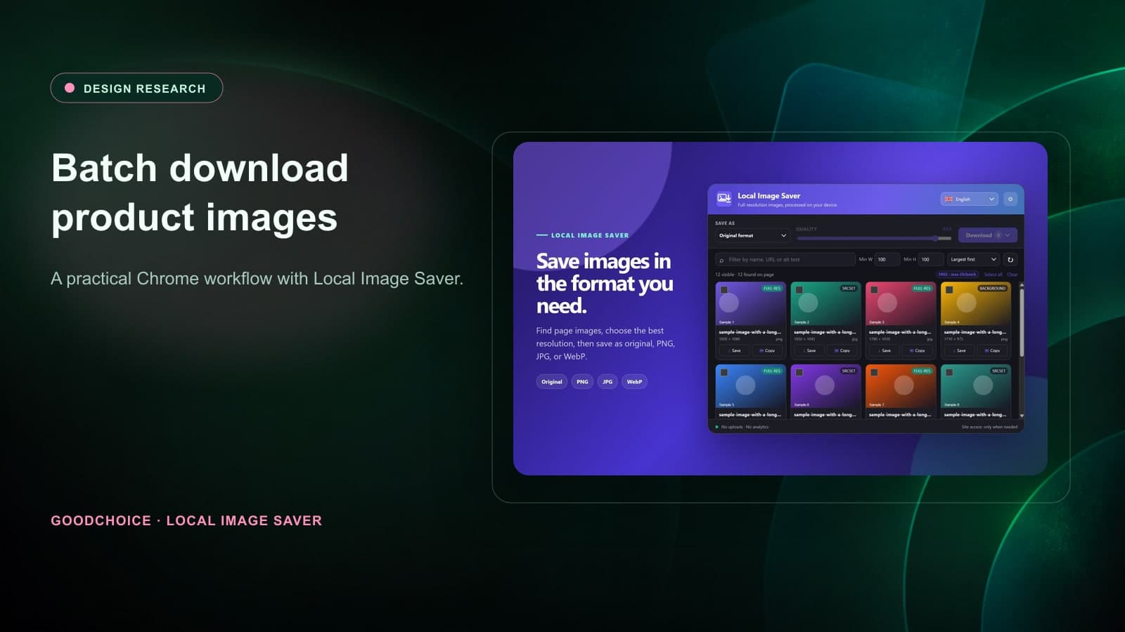 How to Batch Download Product Images for Design Research
